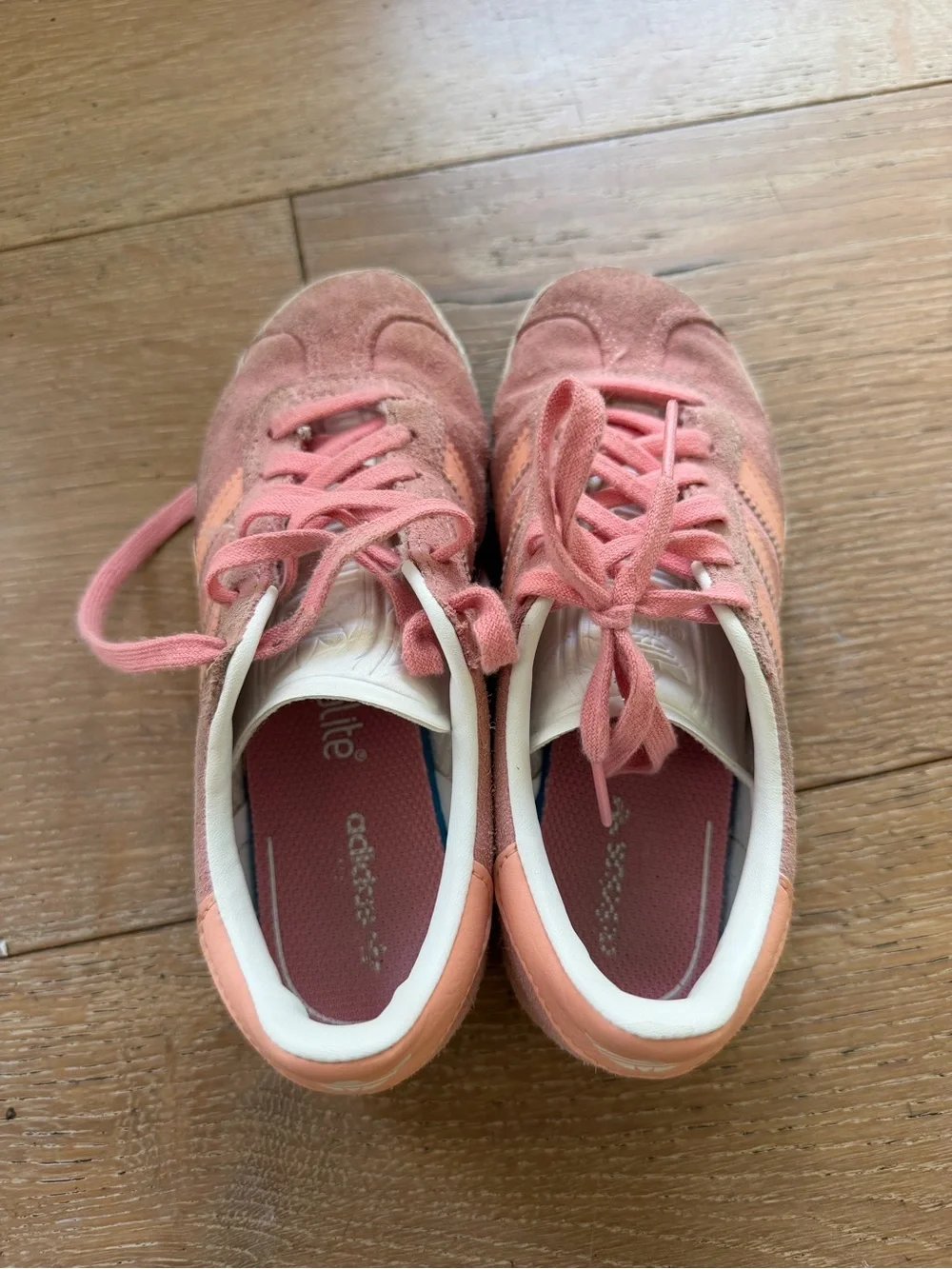 adidas kids gazelle Pink Suede Low-Top Sneakers